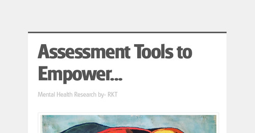 Assessment Tools to Empower...
