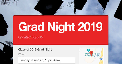 Grad Night 2019