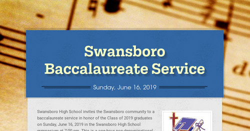 Swansboro Baccalaureate Service