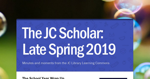 The JC Scholar: Late Spring 2019