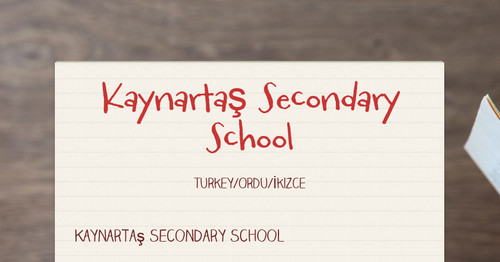 Kaynartaş Secondary School