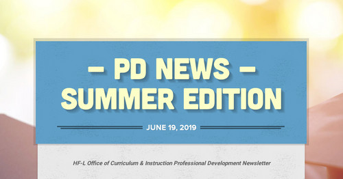- PD News - Summer Edition