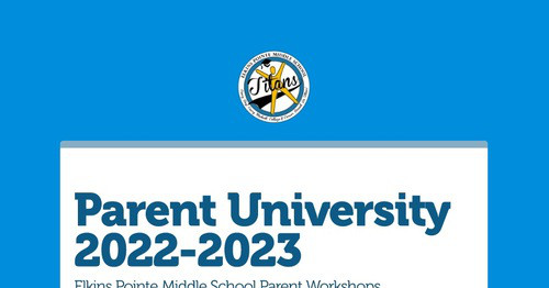 Parent University 2022-2023