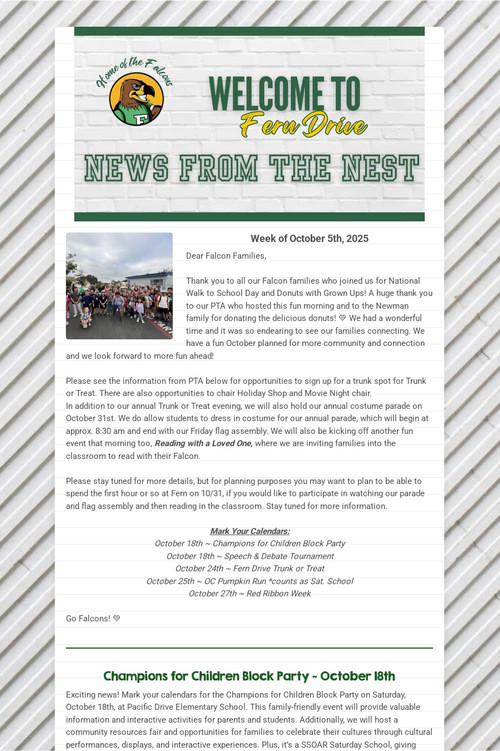 News From The Nest