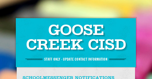 Goose Creek CISD