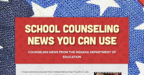 School Counseling News You Can Use