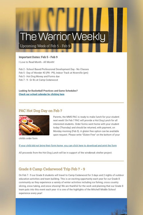 The Warrior Weekly
