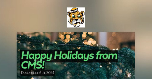 Happy Holidays from CMS!