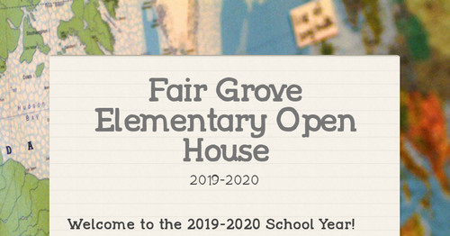 Fair Grove Elementary Open House