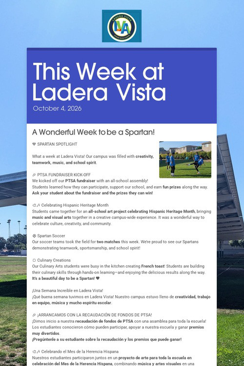 This Week at Ladera Vista