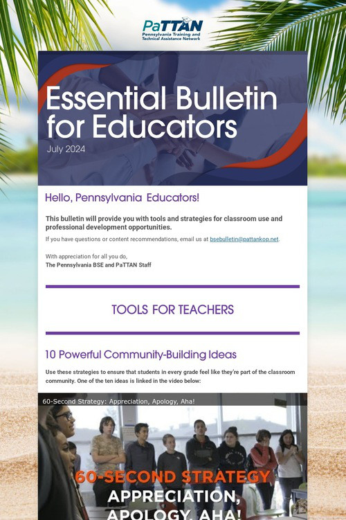 Essential Bulletin for Educators