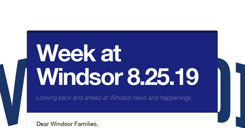 Week at Windsor 8.25.19