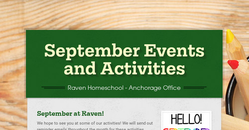 September Events and Activities