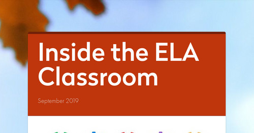 Inside the ELA Classroom