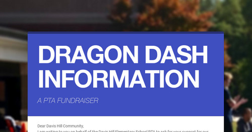 DRAGON DASH INFORMATION