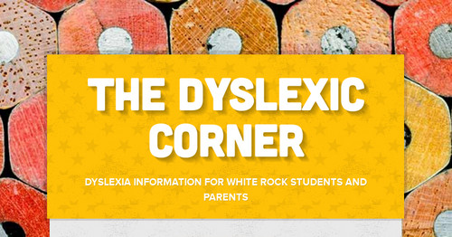 The Dyslexic Corner