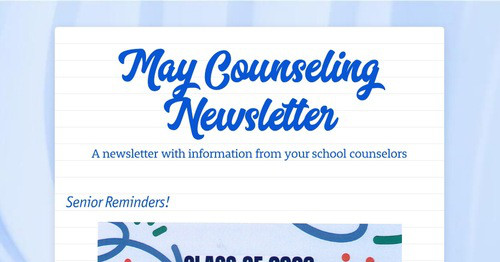 May Counseling Newsletter