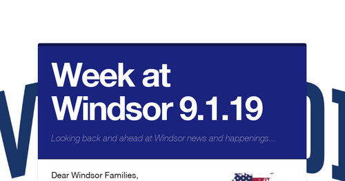 Week at Windsor 9.1.19