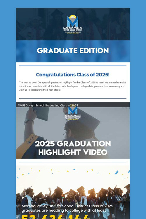 Congratulation Class of 2025
