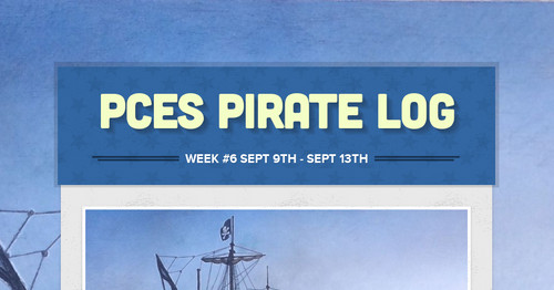 PCES Pirate Log