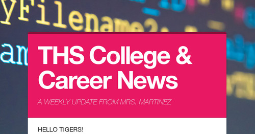 THS College & Career News