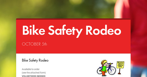 Bike Safety Rodeo