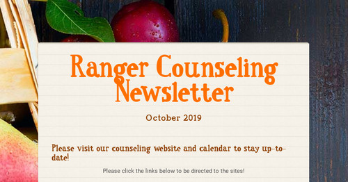 Ranger Counseling Newsletter