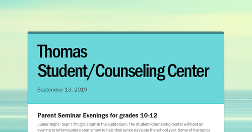 Thomas Student/Counseling Center