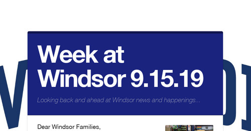 Week at Windsor 9.15.19