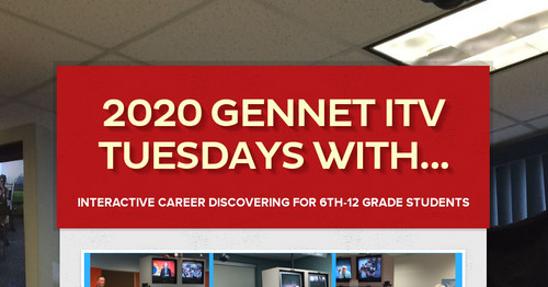 2020 GenNET ITV Tuesdays With...