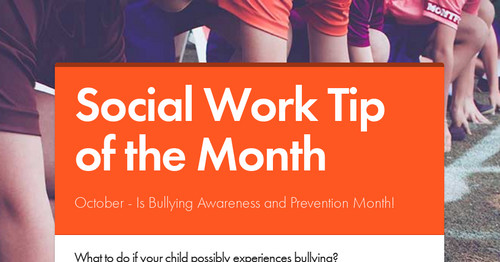 Social Work Tip of the Month