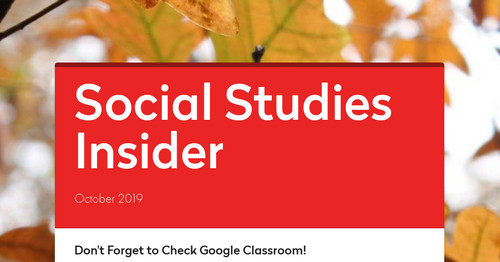 Social Studies Insider
