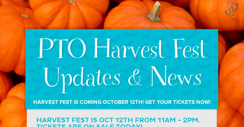 PTO Harvest Fest Updates & News