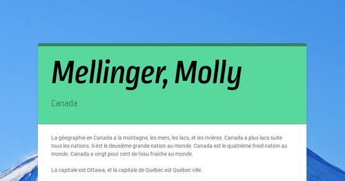 Mellinger, Molly