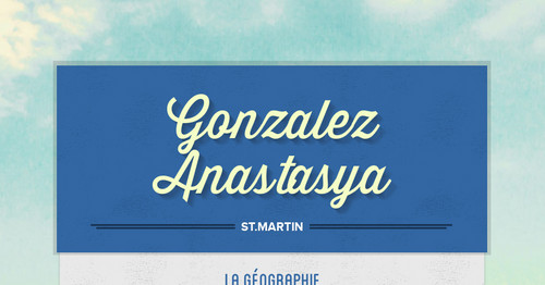 Gonzalez Anastasya