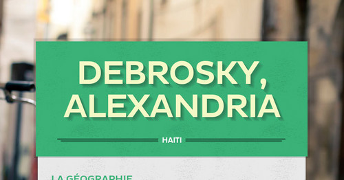 Debrosky, Alexandria