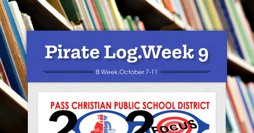 Pirate Log.Week 9