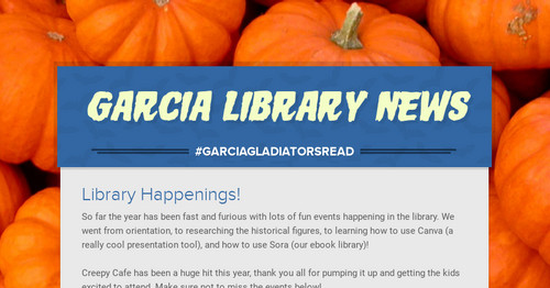 Garcia Library News