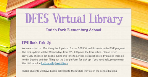 DFES Virtual Library