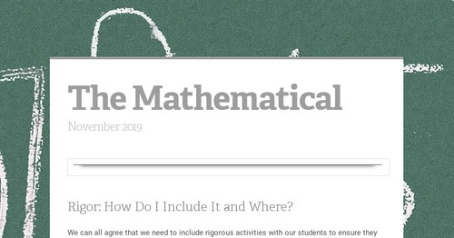 The Mathematical