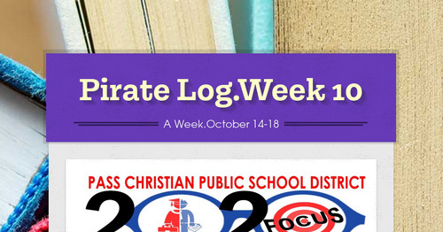 Pirate Log.Week 10