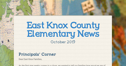 East Knox County Elementary News