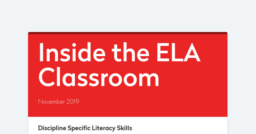 Inside the ELA Classroom