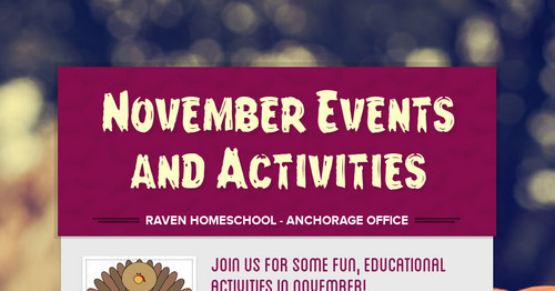 November Events and Activities