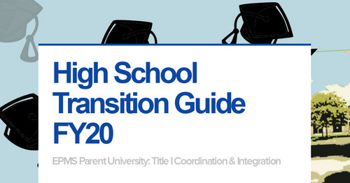 High School Transition Guide FY20