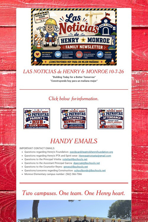 LAS NOTICAS de HENRY y MONROE