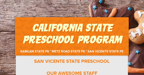 California State Preschool Program