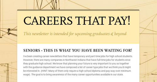 CAREERS THAT PAY!