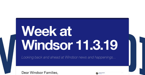 Week at Windsor 11.3.19