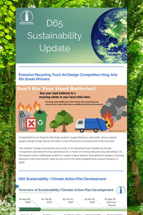 D65 Sustainability Update: Dec '24